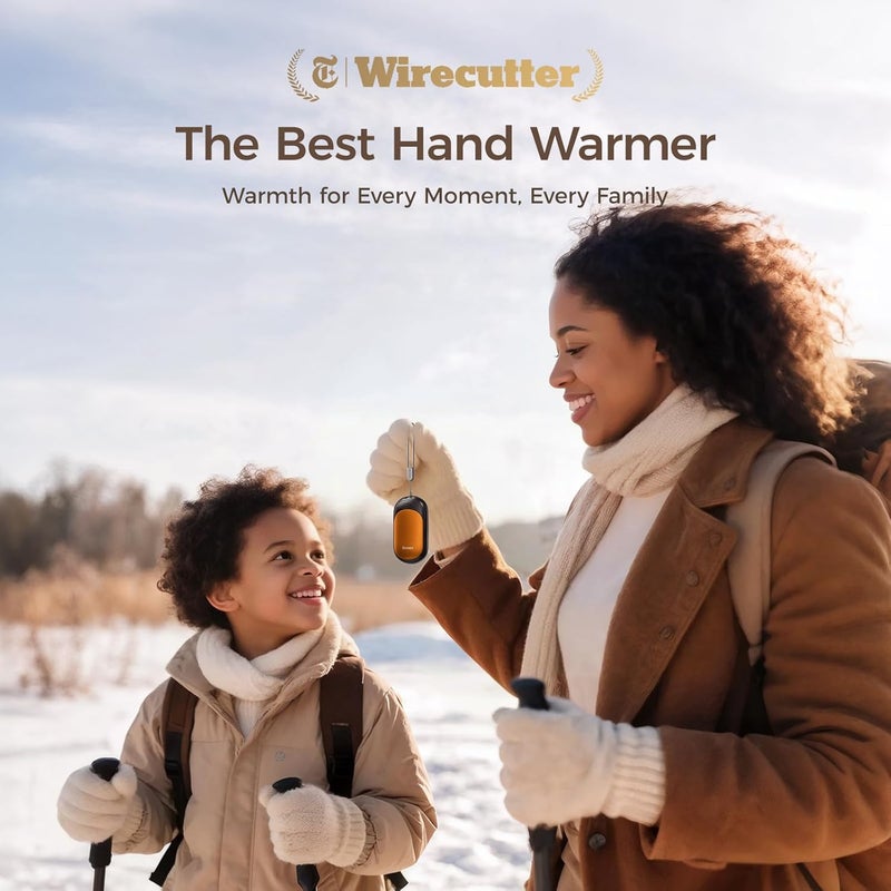 OCOOPA Magnetic Hand Warmers Rechargeable 2 Pack, Electric Handwarmers, Smart Heating UL Certified, 3-Settings,Portable Heater, Ultra Slim Pocket, Hunting Essentials, Gifts for Christmas Men, UT3 Lite - Image 2